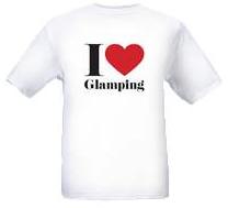 Glamping heart tshirt