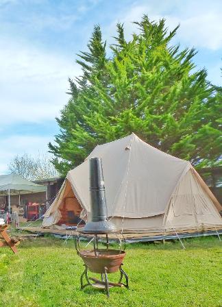 Glamping for a family of 6 in Dorset at DCHE