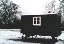 Glamping Shepherd's Hut Winter 