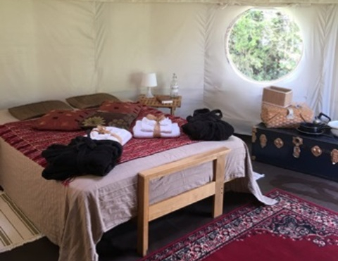 Stargazer Yurt Valentine's Glamping in Dorset